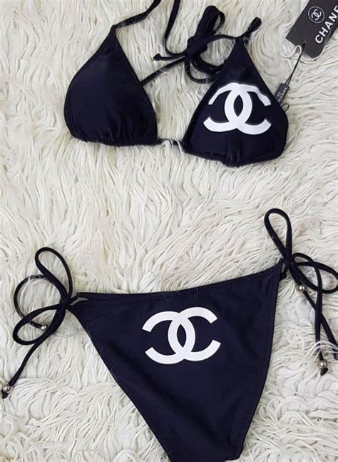 chanel swimsuit two piece